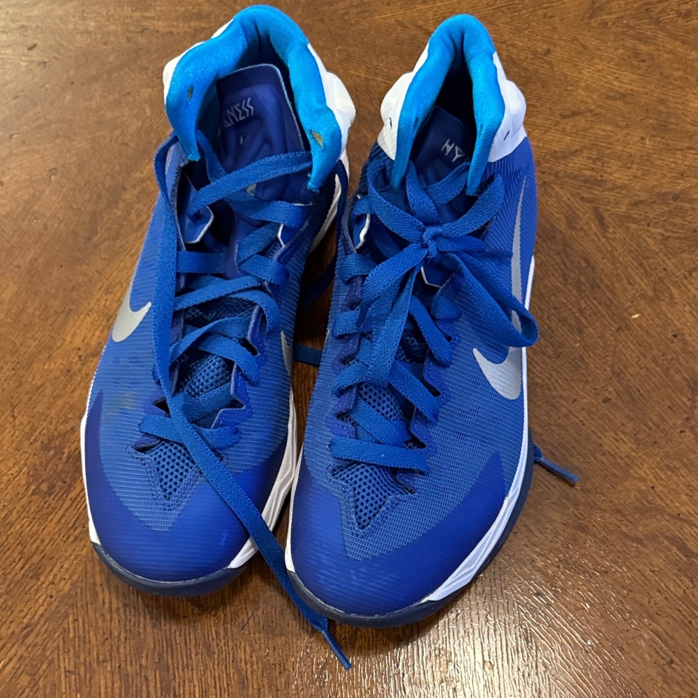Nike Blue High-Top Sneakers with White Accents Men’s size 7.5